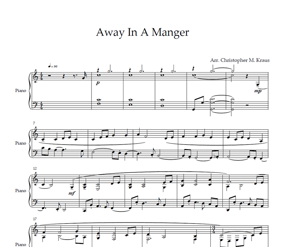 Cover of Away in a Manger