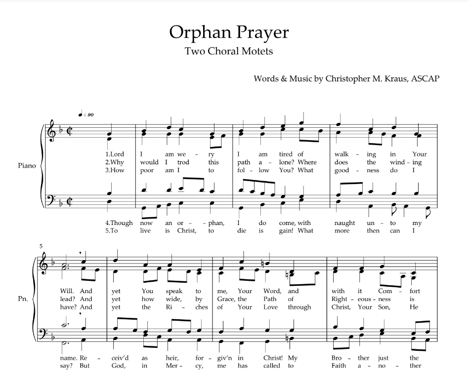 Cover of Two Choral Motets